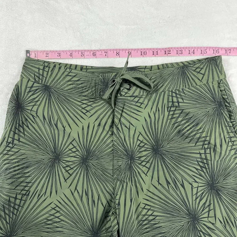 The North Face Men's Temescal Board Shorts Green Swimsuit swim Trunks Sz 32